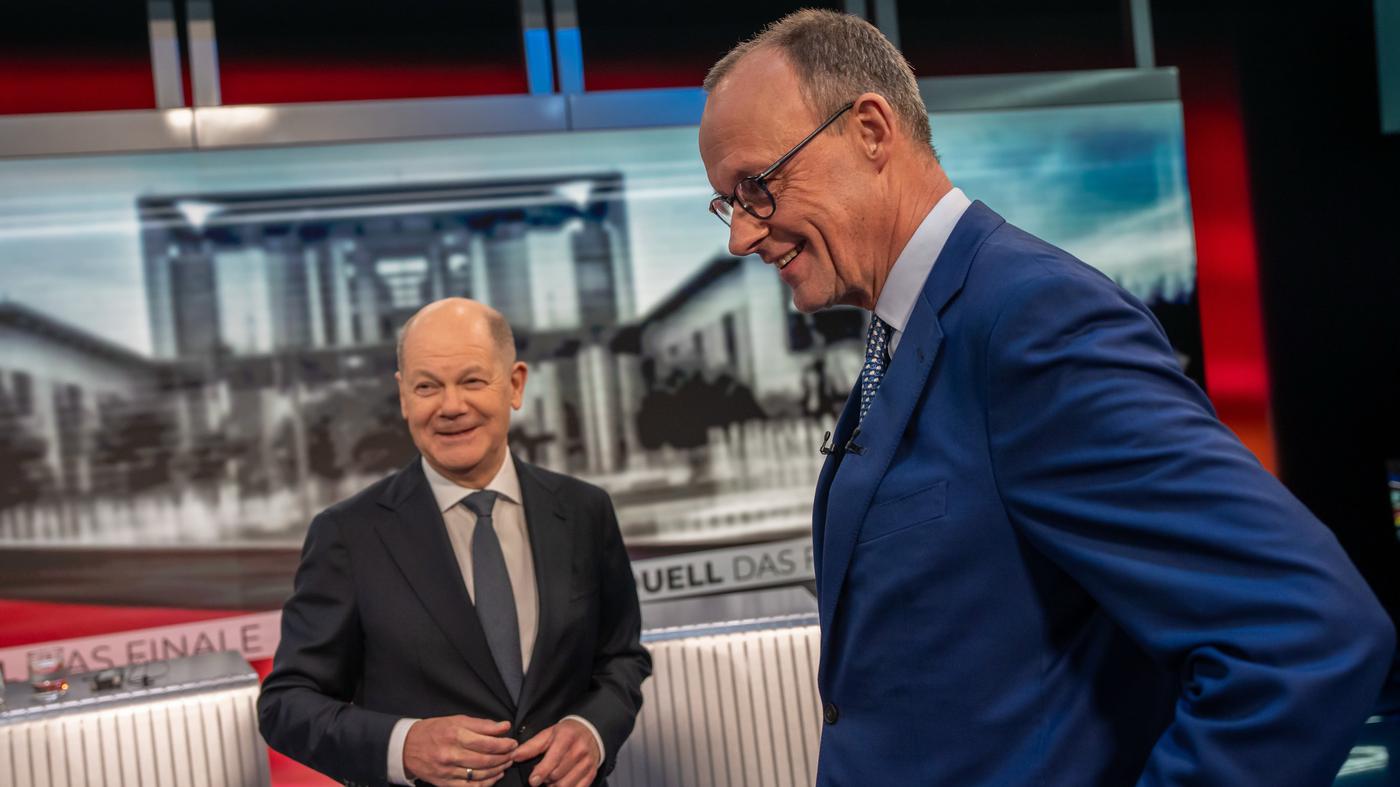 So lief das letzte TV-Duell zwischen Scholz und Merz: Schicksalsschläge, Liebeserklärungen und ein frecher Arbeitsloser