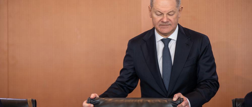 Scholz nennt den Vorwurf von Trump „schlicht falsch und gefährlich“.