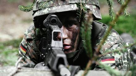 Ein Bundeswehrsoldat.