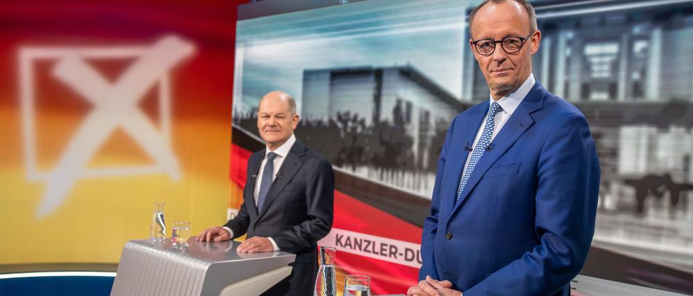 Es war das letzte TV-Duell der beiden aussichtsreichsten Kanzlerkandidaten.