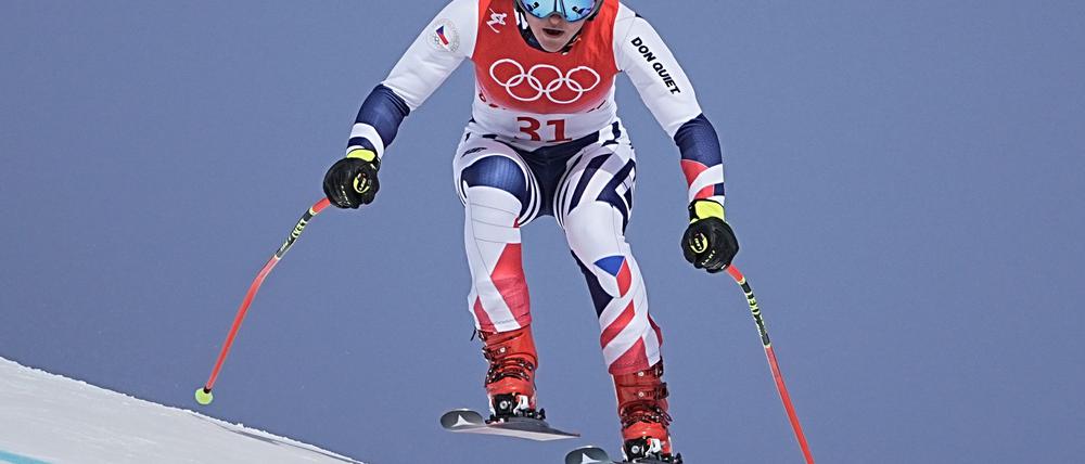 Die tschechische Skirennfahrerin Tereza Nova stürzte vor knapp einem Monat in Garmisch schwer.