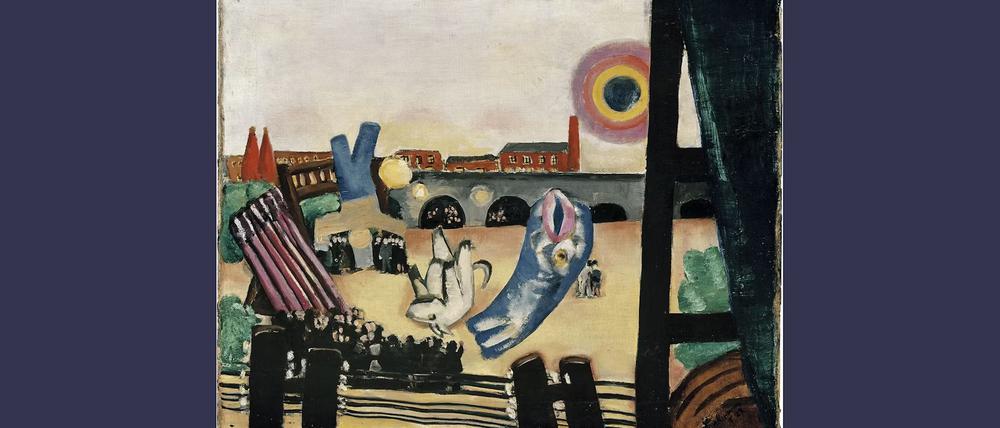 Max Becksmanns „Chinesisches Feuerwerk“ von 1927 taucht in der internen Liste „MuseumPlus“ rot narkiert auf.