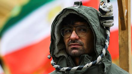 Proteste in München gegen die Todesstrafe im Iran