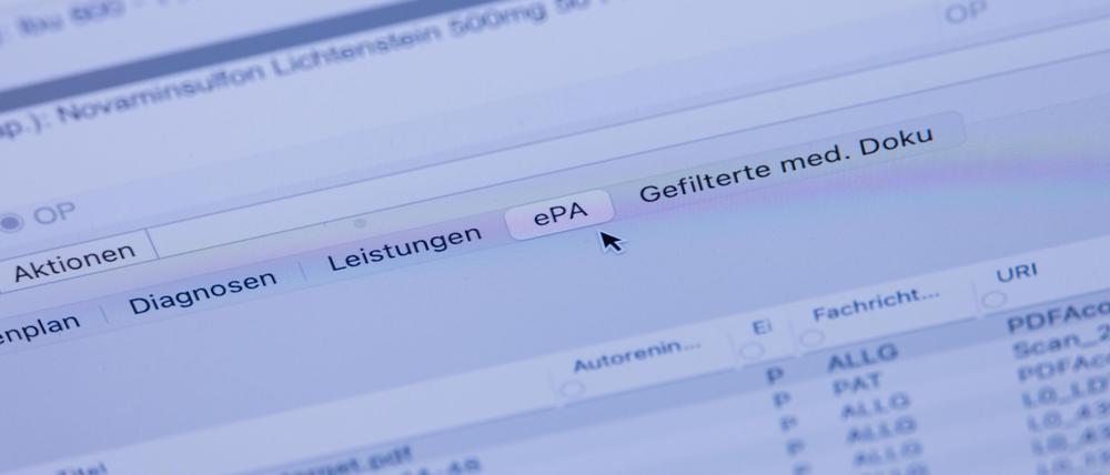 Seit dem 15. Januar erhalten alle Kassenpatienten eine ePA - außer sie widersprechen. (Archivbild)