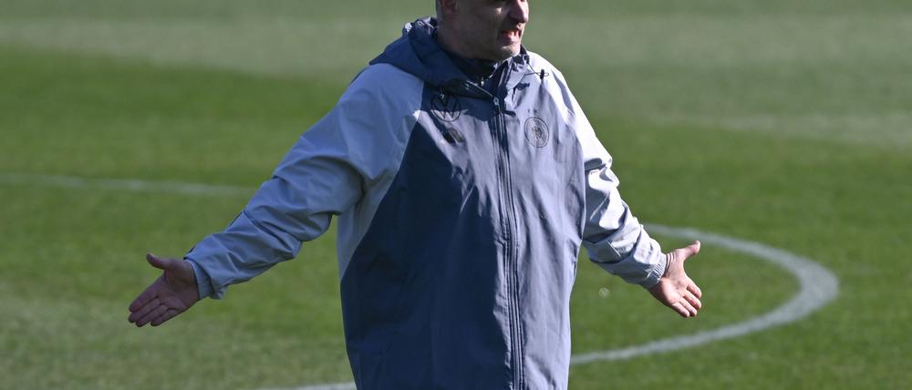 Bundestrainer Christian Wück muss auf Marie Müller verzichten.