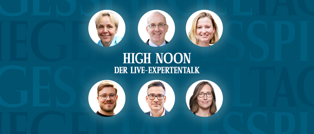 Tagesspiegel „High Noon“: Brigitte Geißel, Stefan Marschall, Gefjon Off, Janek Treiber Christian Tretbar, Anja Wehler-Schöck