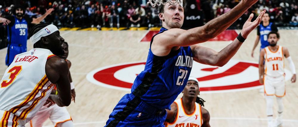 Franz Wagner überzeugt beim Sieg von Orlando gegen Atlanta.