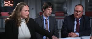 Vertreter der niedersächsischen Staatsanwaltschaft in der CBS-Sendung „60 Minutes“.