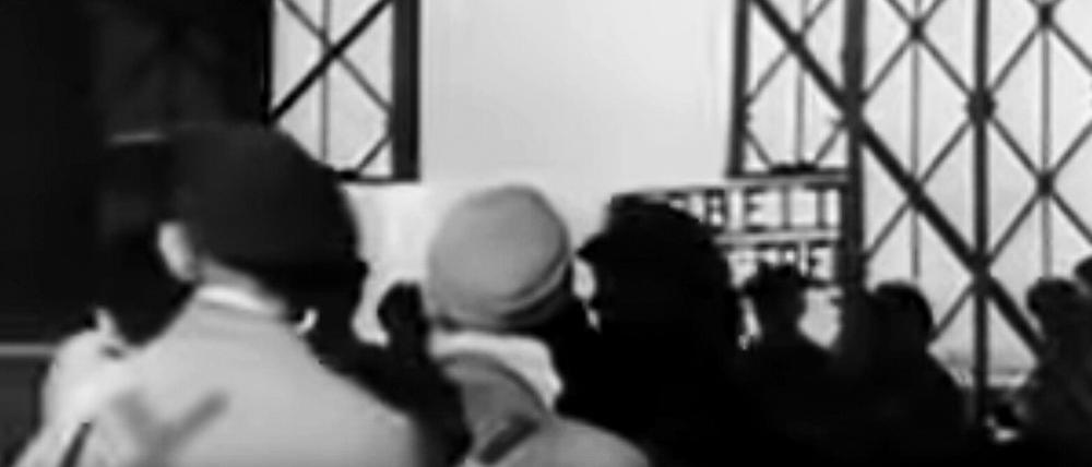 Filmstill aus „Death Mills“, einer US-Dokumentation zur Befreiung der deutschen KZs.