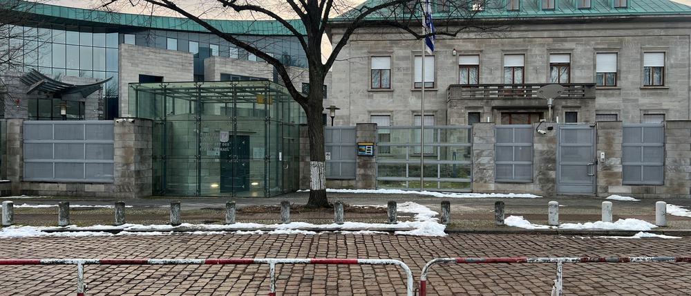 Im Ziel von Anschlagsplänen: Die israelische Botschaft in Berlin.