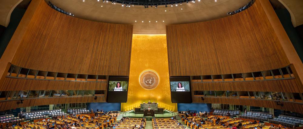 In der UN-Vollversammlung kommen 193 Länder der Welt zusammen. (Archivbild)