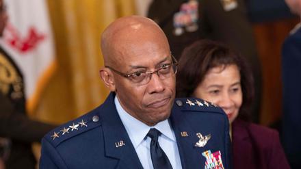 Trump hat den Generalstabschef der amerikanischen Streitkräfte, Luftwaffengeneral C.Q. Brown, entlassen (Archivbild).