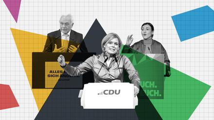 Wolfgang Kubicki, Julia Klöckner und Paula Piechotta (von links) haben gegen das Fairnessabkommen verstoßen.