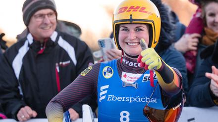 Aufholjagd gekrönt: Julia Taubitz wieder Gesamtweltcup-Siegerin