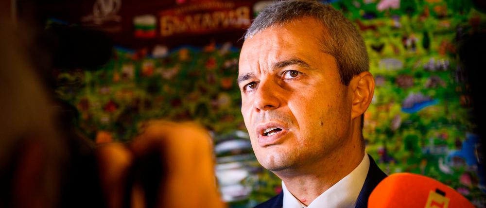 Der Oppositionspolitiker Kostadinow hatte zu Protest gegen den von der Regierung angestrebten Beitritt Bulgariens zur Eurozone 2026 aufgerufen. (Archivbild)