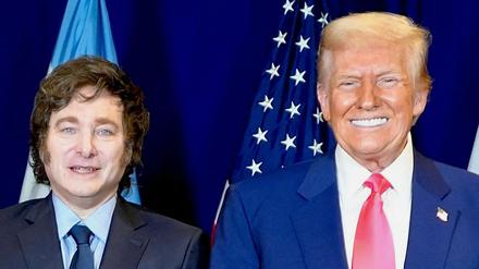 Der argentinische Präsident Javier Milei und US-Präsident Donald Trump treffen sich im Rahmen der jährlichen Conservative Political Action Conference (CPAC).