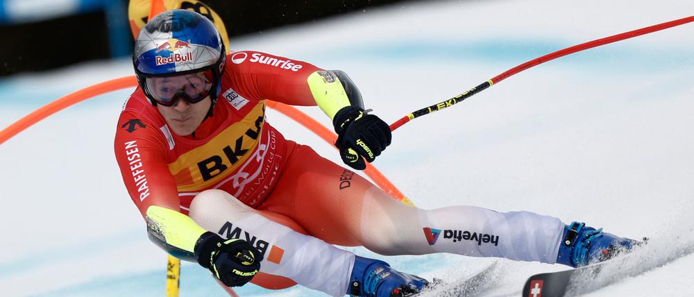 Der Schweizer Marco Odermatt feiert seinen achten Weltcup-Sieg in dieser Saison.