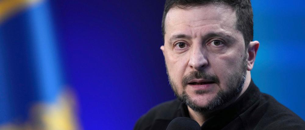 Der ukrainische Präsident Wolodymyr Selenskyj ist auch zum Rücktritt bereit im Gegenzug für einen Nato-Beitritt des Landes.