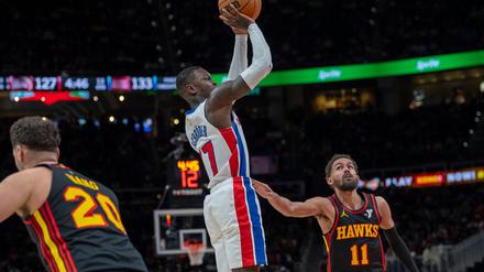 Dennis Schröder machte wieder ein starkes Spiel für Detroit.