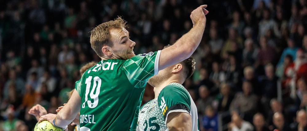Welthandballer Mathias Gidsel führte seine Füchse zum Sieg gegen Flensburg.