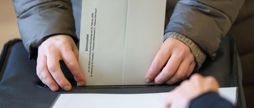 Bei der Bundestagswahl in Brandenburg hat die AfD die meisten Zugewinne (Archivbild).