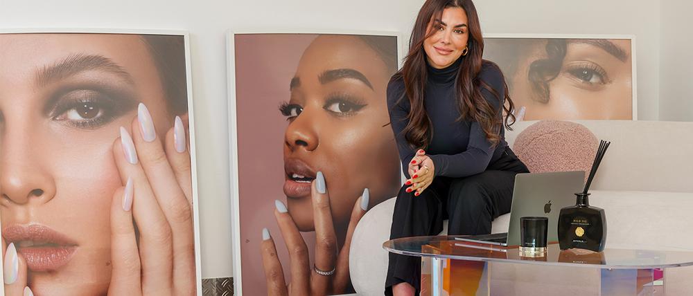Unternehmerin Dilan Küçük, Gründerin des Online-Beauty-Start-ups Naild.