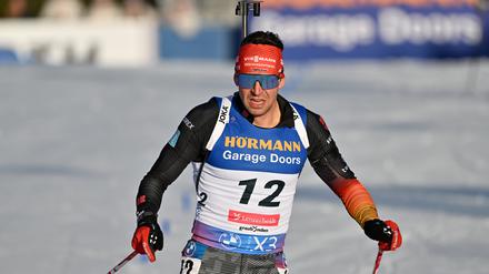 Philipp Nawrath landete in den Einzelrennen nur im Mittelfeld, so wie die anderen deutschen Männer bei der Biathlon-WM auch.