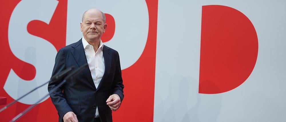 Bundeskanzler Olaf Scholz (SPD) betonte, dass ihm sein Direktmandat viel bedeute.