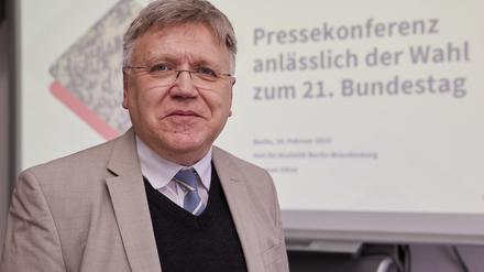 Landeswahlleiter Stephan Bröchler sieht Besonderheiten Berlins. 