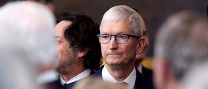  Kündigt nach seinem Treffen mit Trump ein 500 Milliarden Dollar schweres Investitionsprogramm an: Apple-Chef Tim Cook. (Archivbild) 