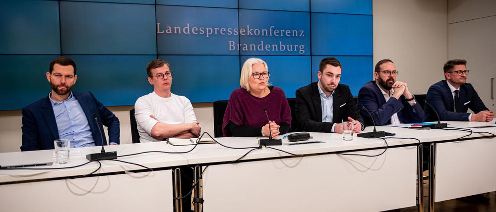 SPD und BSW regieren seit Dezember in Brandenburg. 