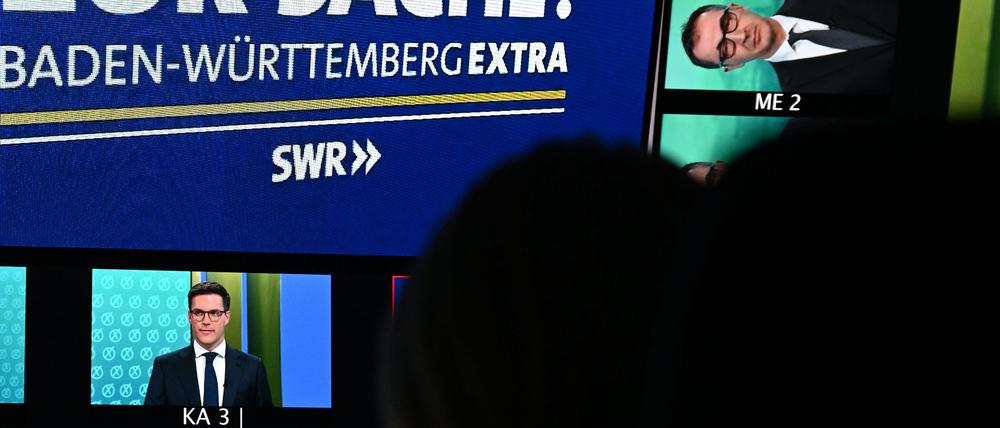 Die beiden Kontrahenten trafen erstmals vor der Landtagswahl im TV aufeinander.