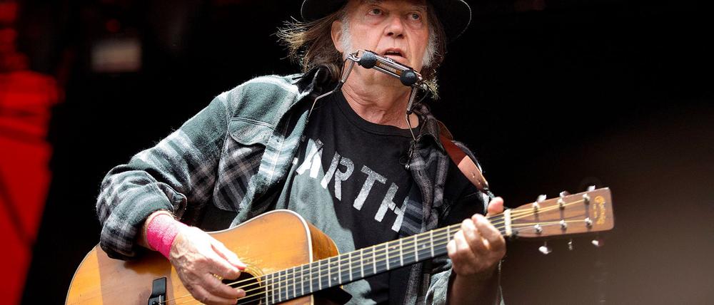 Neil Young startet seine Welttournee in Schweden. (Archivbild)