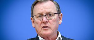 ARCHIV - 20.11.2024, Berlin: Bodo Ramelow (Die Linke), Thüringens Ex-Ministerpräsident und jetziger Bundestagsabgeordnete der Linken (zu dpa: «Ramelow: CDU sollte Mauer zur Linken überdenken») Foto: Bernd von Jutrczenka/dpa +++ dpa-Bildfunk +++