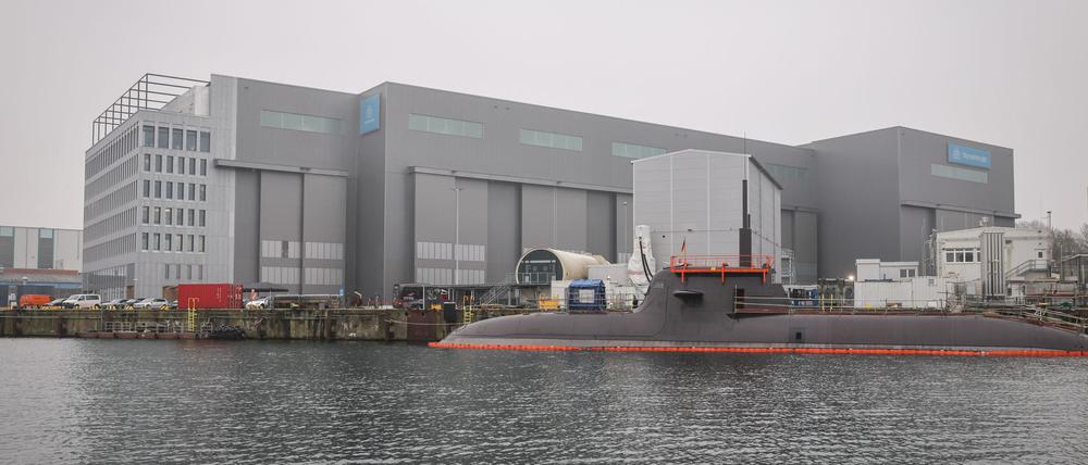 Wie sehen künftig die Besitzverhältnisse bei der Kieler Werft TKMS künftig aus? (Archivbild)