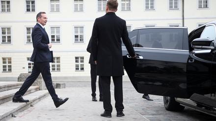 Volker Wissing verlässt nach dem Ampel-Aus als neuer Justizminister das Schloss Bellevue. 