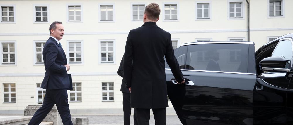 Volker Wissing verlässt nach dem Ampel-Aus als neuer Justizminister das Schloss Bellevue. 