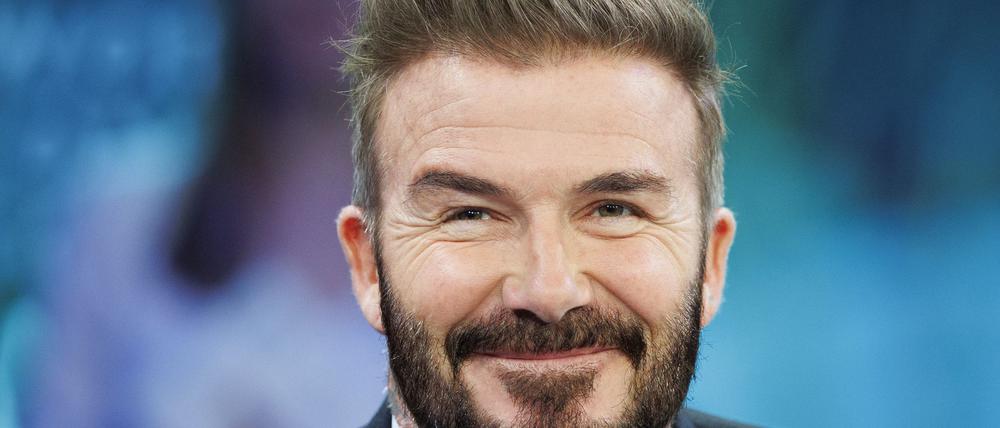 Der frühere englische Fußballstar David Beckham wird bald 50 Jahre alt. (Archivfoto)