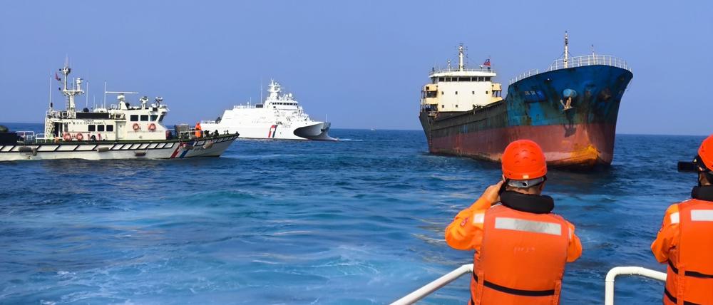 Nach dem erneuten Schaden an einem Kommunikationskabel setzt Taiwan ein verdächtiges Schiff mit chinesischer Besatzung fest.