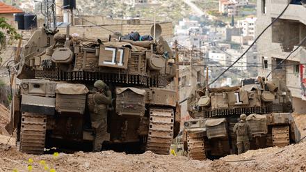 Israels Militär ist unter anderem im Flüchtlingslager Dschenin im Westjordanland im Einsatz.