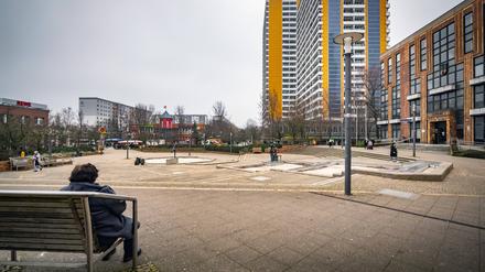 Winter in Marzahn. Hierher zogen in den 1990er und 2000er Jahren viele Menschen aus der ehemaligen Sowjetunion.