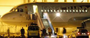 Eine Chartermaschine.