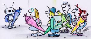 „Der Neue“ hat Petra Kaster diesen Cartoon betitelt.