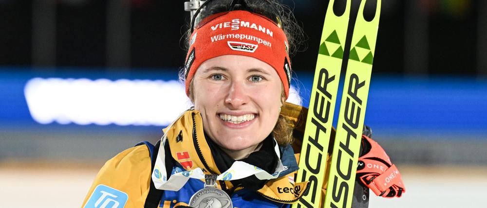 Janina Hettich-Walz ist zum ersten Mal Mutter geworden.