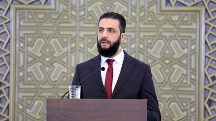 Syriens Übergangspräsident Ahmed al-Sharaa.