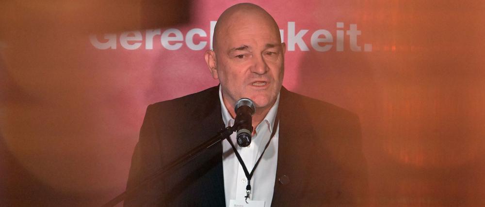 Brandenburgs BSW-Landesvorsitzender Robert Crumbach will die Weichen für mehr Mitglieder stellen. (Archivbild)