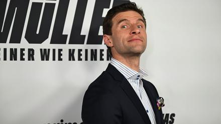 Thomas Müller bei der Premiere des Films über ihn. 
