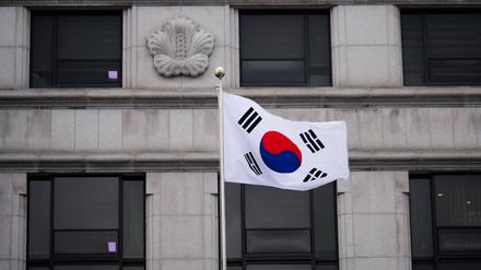 Die südkoreanische Flagge.