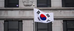 Die südkoreanische Flagge.