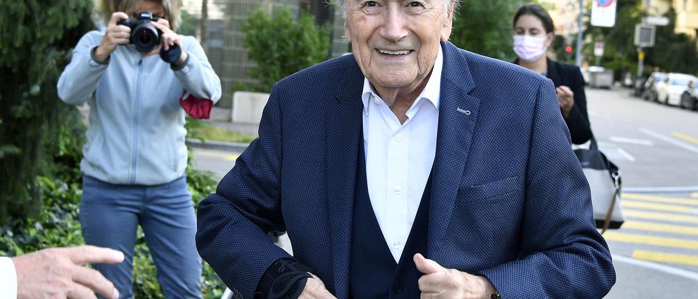 Joseph S. Blatter geht zuversichtlich in die nächste juristische Auseinandersetzung.